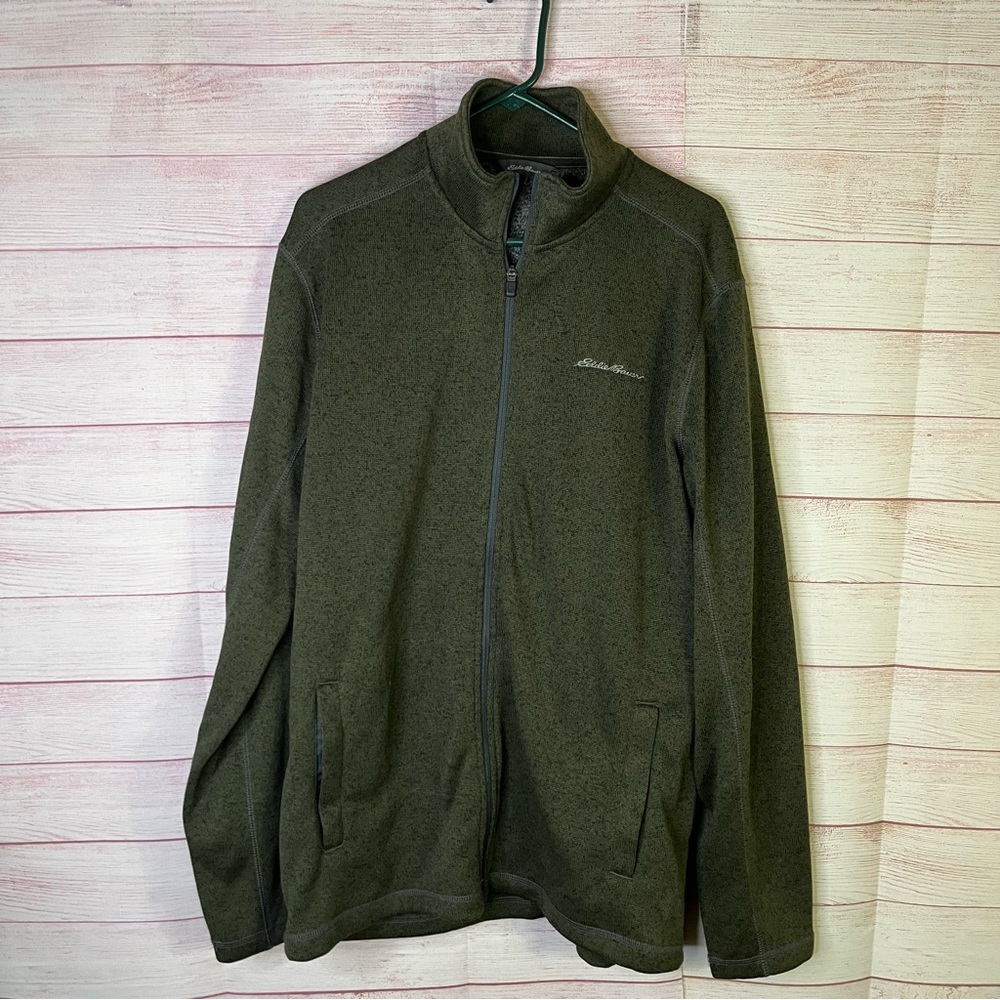 Eddie Bauer NEW Mr. Radiator Full Zipper Fleece Jacket Size Large